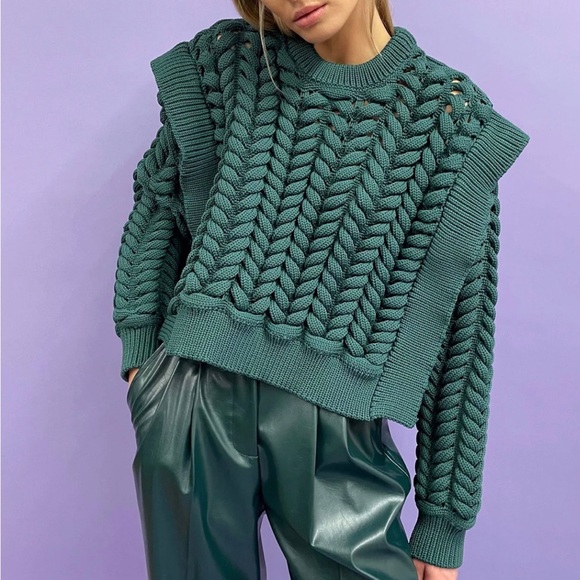 Aknvas Sweaters - New Aknvas Jules open side sweater